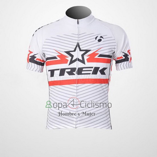 Trek Ropa Ciclismo Culotte Corto 2011 Mangas Cortas Blanco